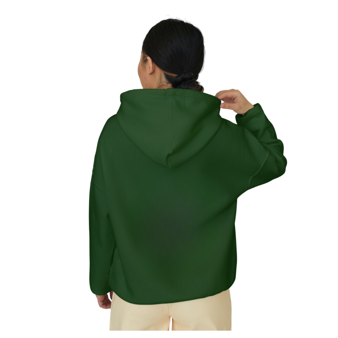 Plain Solid Cotton Hooded Sweatshirt - Clori