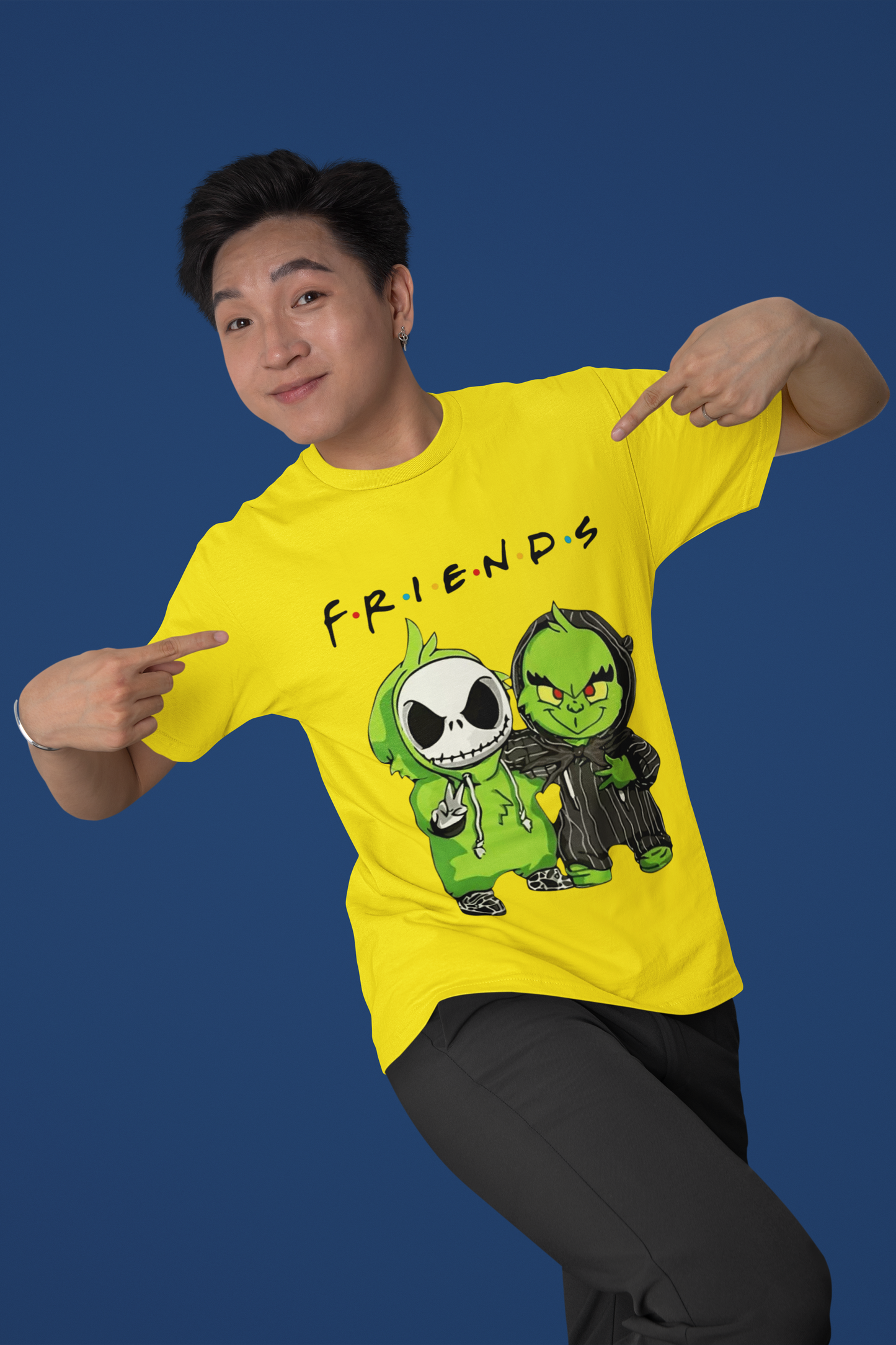 Friends Men's Cotton T-shirt - Comfortable Regular Fit Graphic Tee for Fans