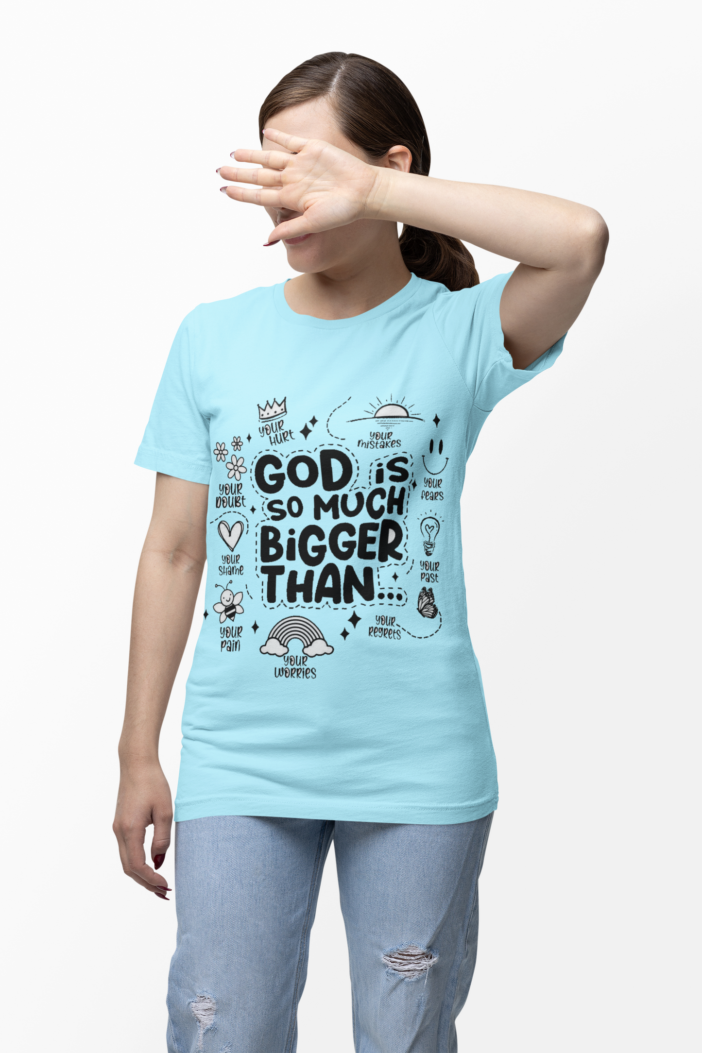 God Is BiggerWomen's Regular Cotton T-Shirt