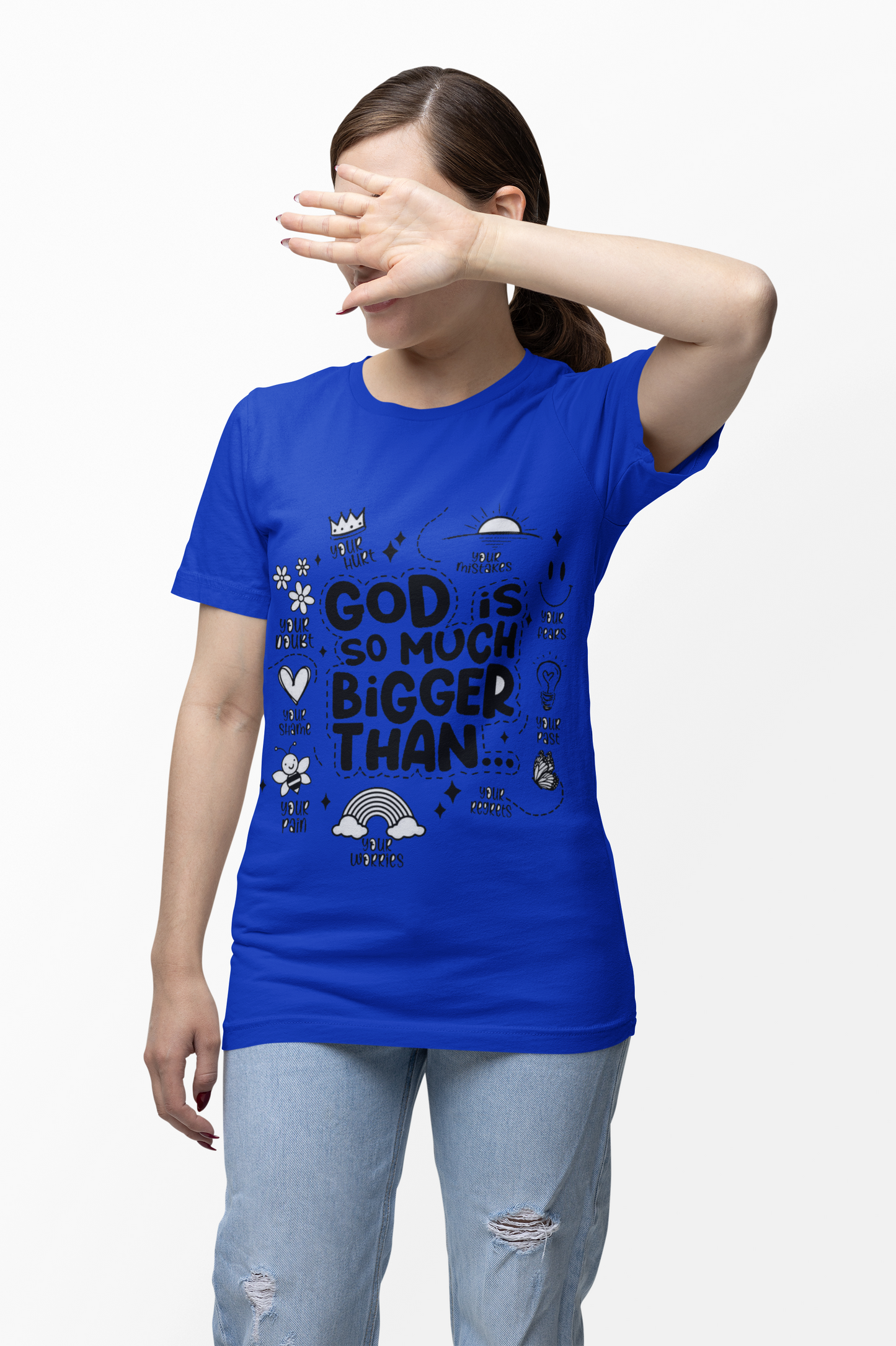 God Is BiggerWomen's Regular Cotton T-Shirt