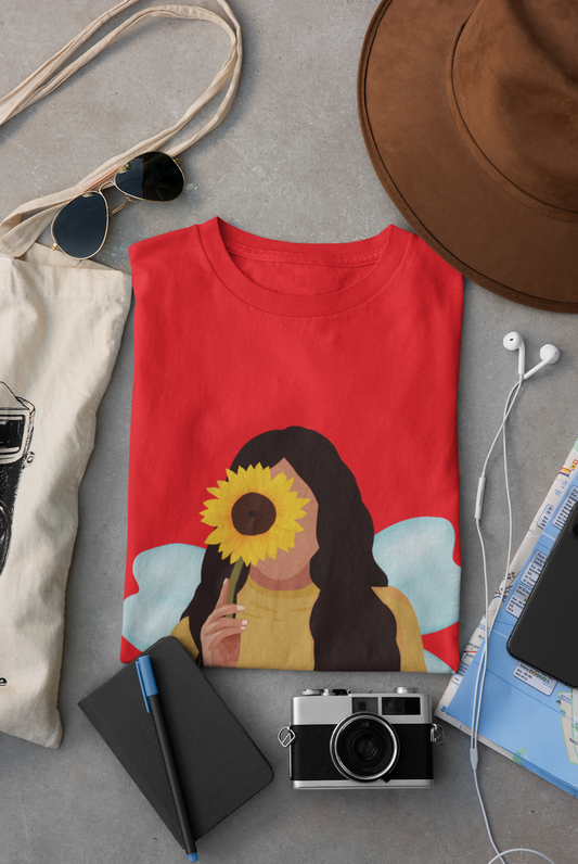 Gorgeous Women’s Regular Cotton T-Shirt – Minimal Typography Graphic Tee