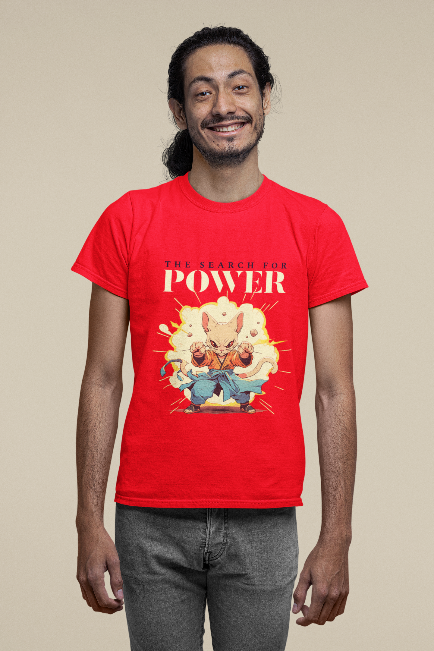 Power Regular Men's Cotton T-shirt