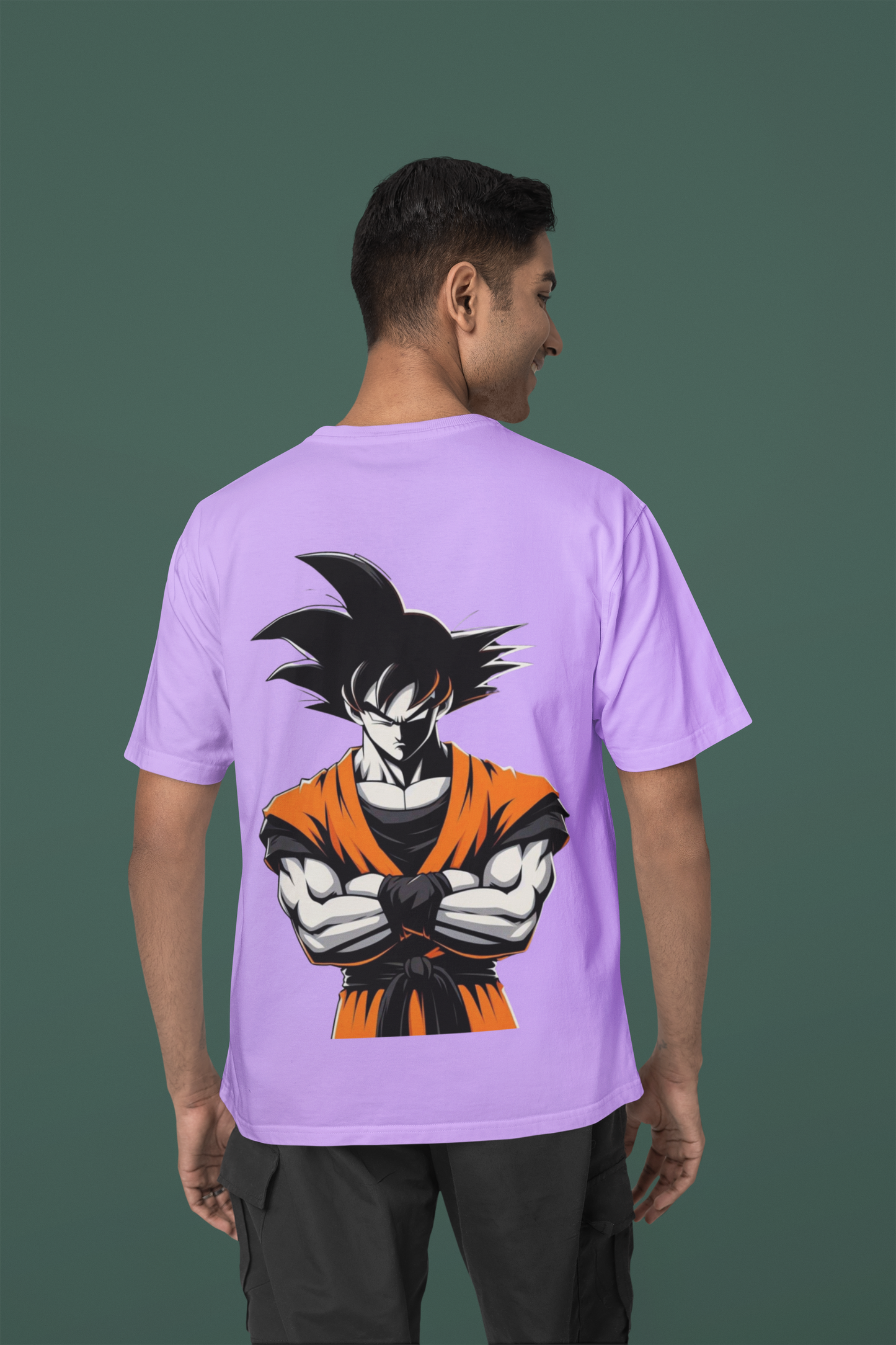 Goku Oversized Men's Cotton T-shirt