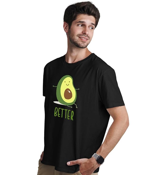 Better Half Graphic Print Couple T-Shirt
