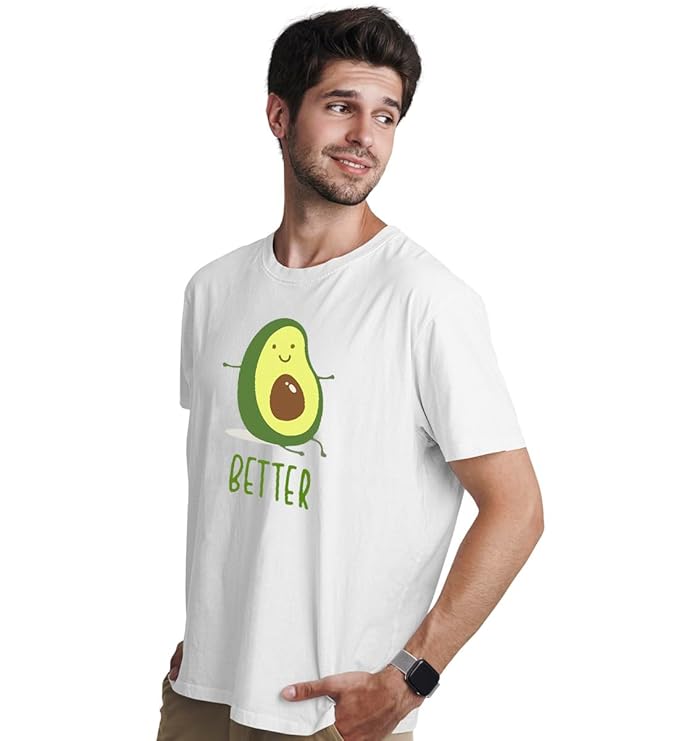 Better Half Graphic Print Couple T-Shirt