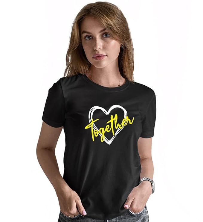 Better Together Graphic Print Couple T-Shirt – Celebrate Your Bond in Style