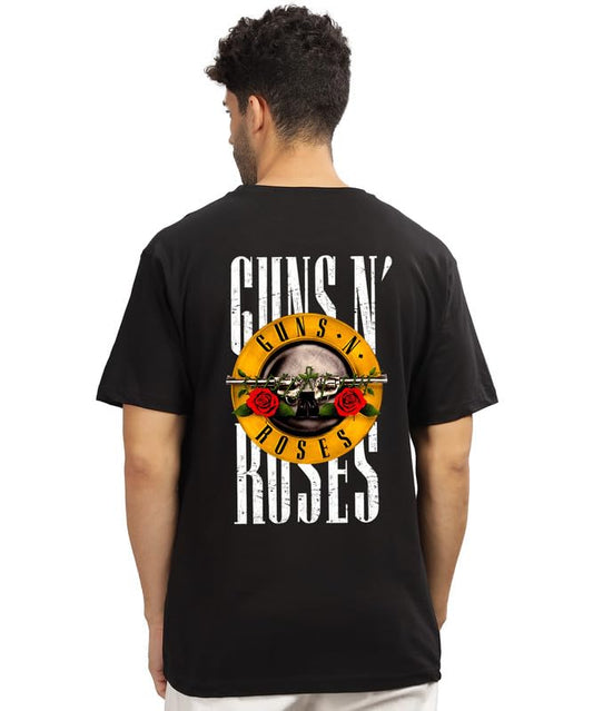 Classic Guns N’ Roses Graphic Print Men’s T-Shirt – Rock Band Cotton Tee
