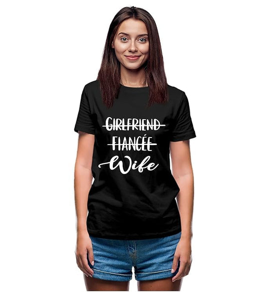 Boyfriend to Husband & Girlfriend to Wife Couple T-Shirt Set