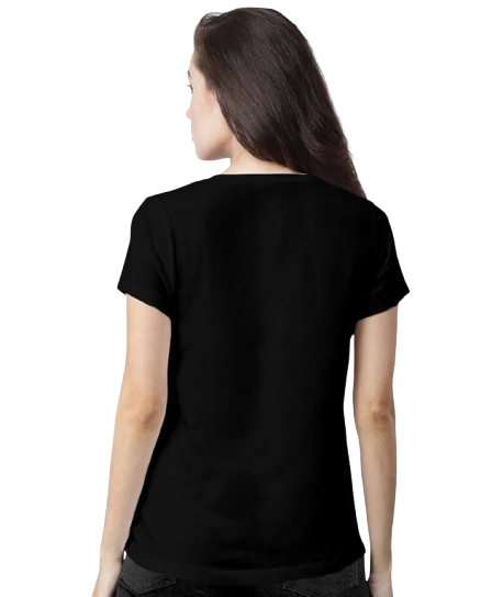 Forever Sleepy Graphic Print Women’s Black Long Sleeve T-Shirt – Cute Cotton Casual Tee