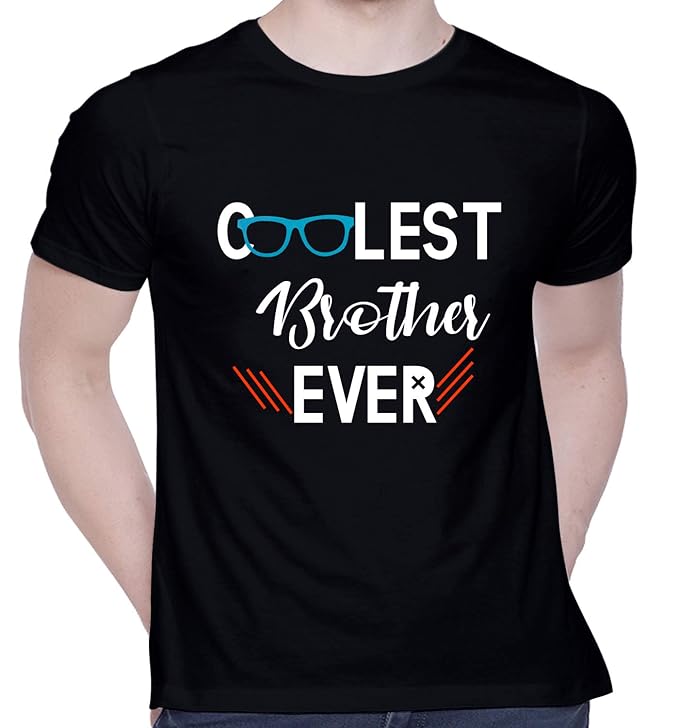 Coolest Brother Ever Graphic Print Men’s T-Shirt
