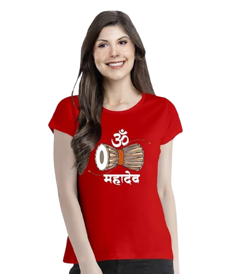 Mahadev Graphic Print Women’s T-Shirt