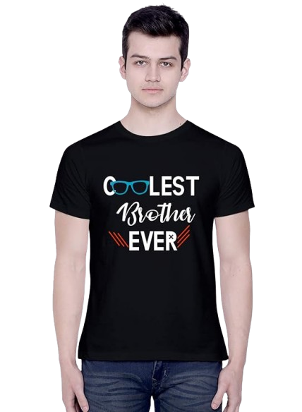 Coolest Brother Ever Graphic Print Men’s T-Shirt