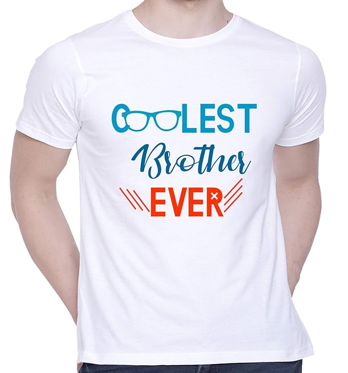 Coolest Brother Ever Graphic Print Men’s T-Shirt