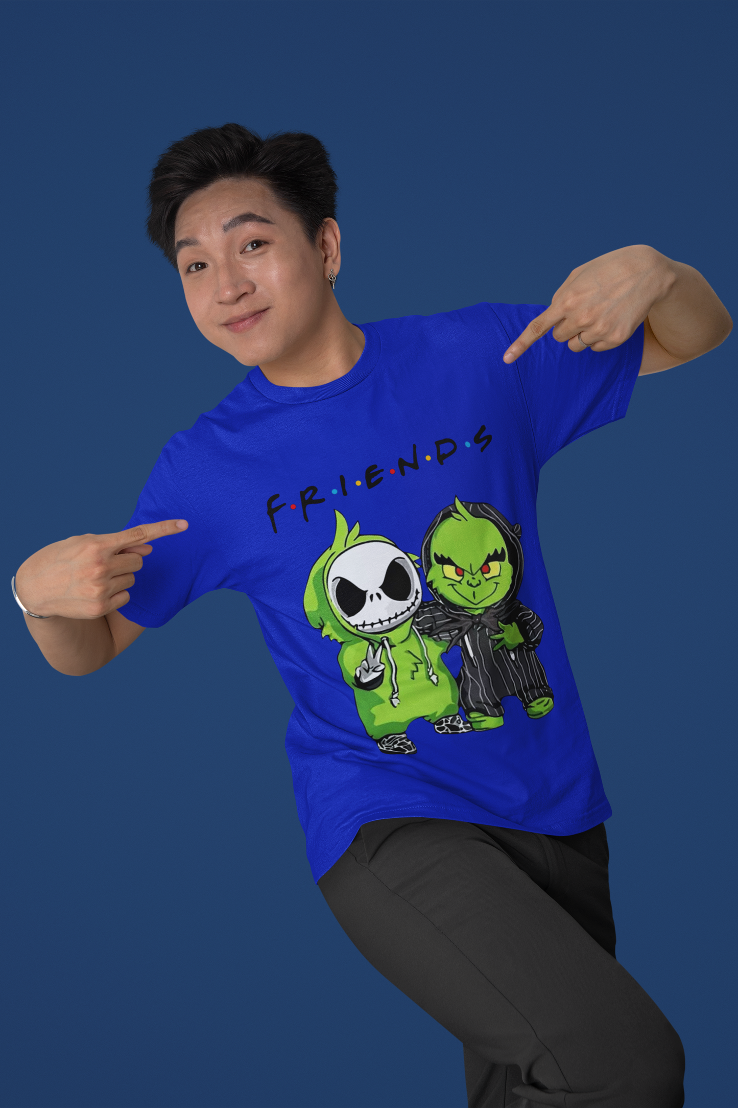 Friends Men's Cotton T-shirt - Comfortable Regular Fit Graphic Tee for Fans