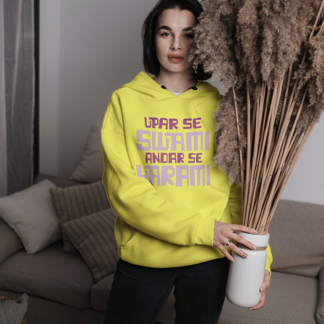 Swami Harami Cotton Hooded Sweatshirt - Clori