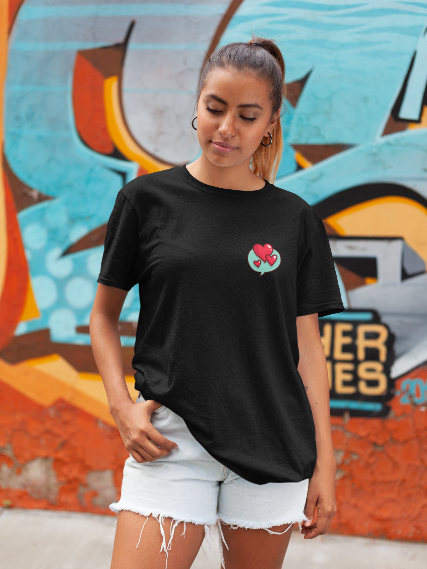 Heartache Oversized Women's Cotton T-shirt
