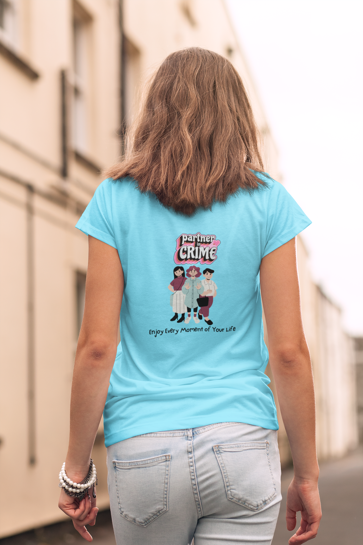 Partner In Crime Women's Regular Cotton T-Shirt
