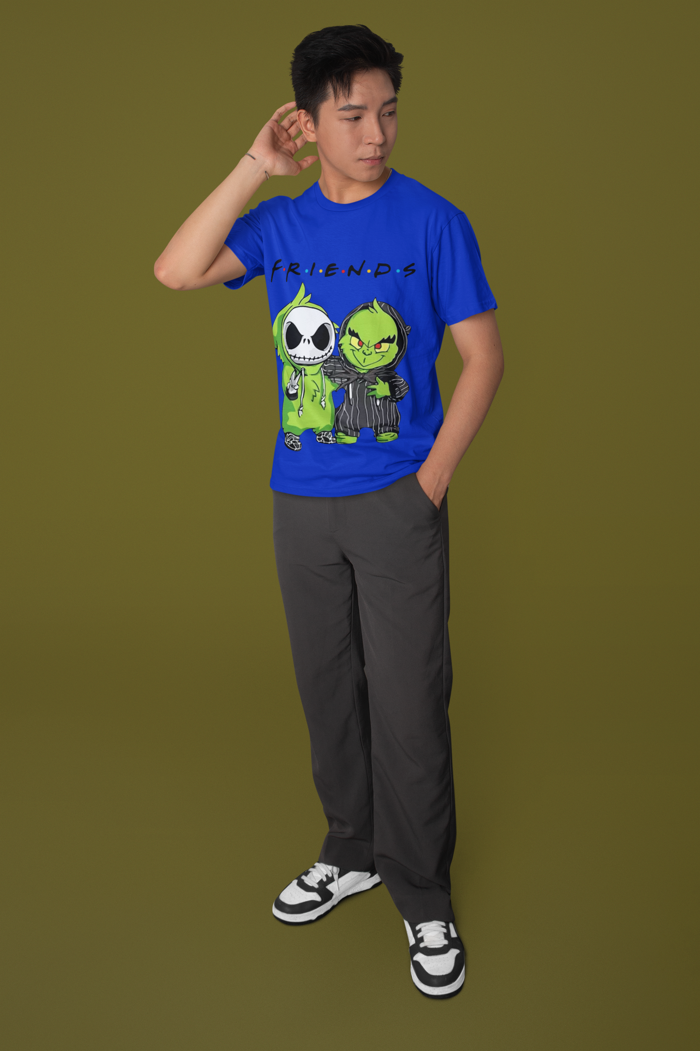 Friends Men's Cotton T-shirt - Comfortable Regular Fit Graphic Tee for Fans