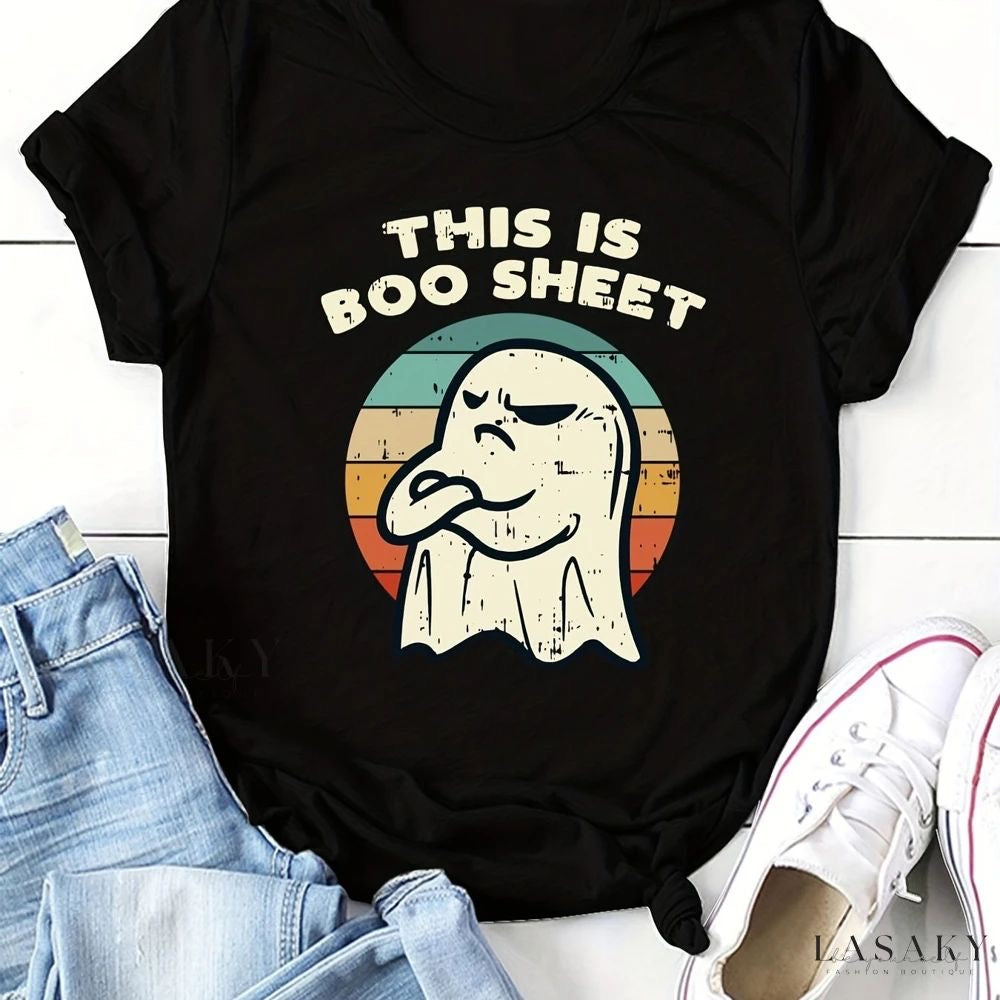 Boo Women's Regular Cotton T-Shirt