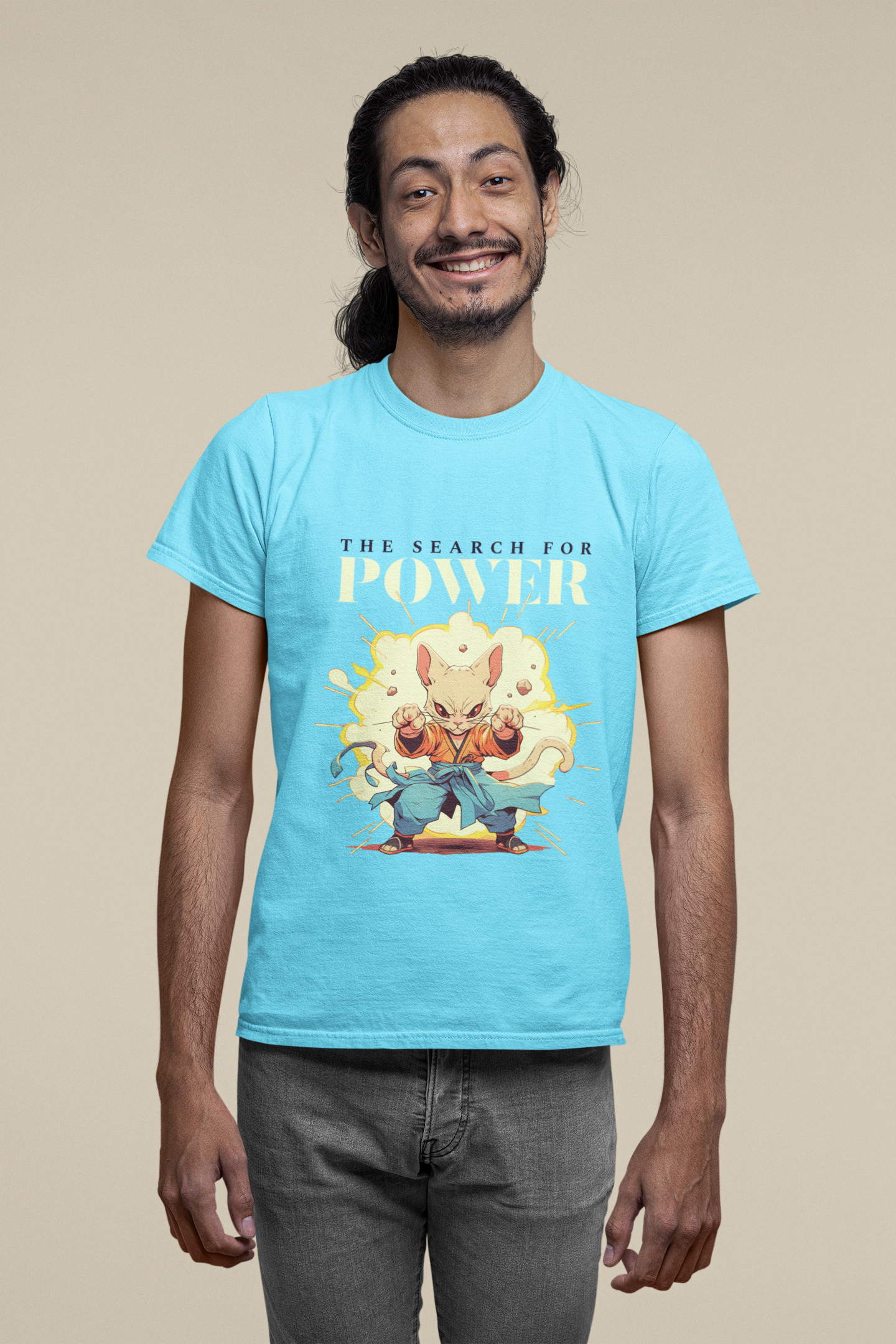 Power Regular Men's Cotton T-shirt