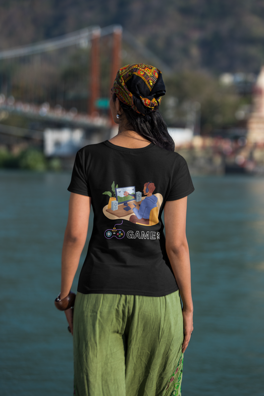 Vintage 2D Game Women's Regular Cotton T-Shirt - Retro Gaming Graphic Tee