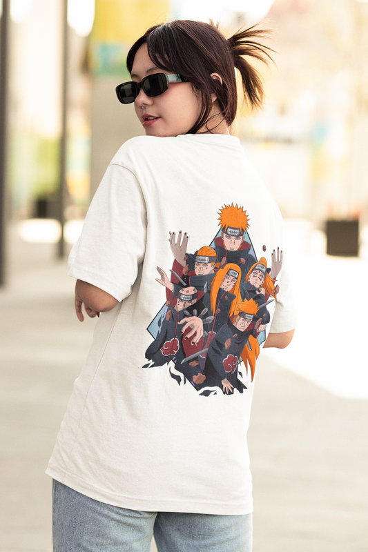 Anime Oversized Women’s Cotton T-Shirt – Cute Japanese Style Streetwear Tee