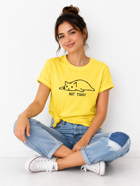 Not Today Cat T-Shirt