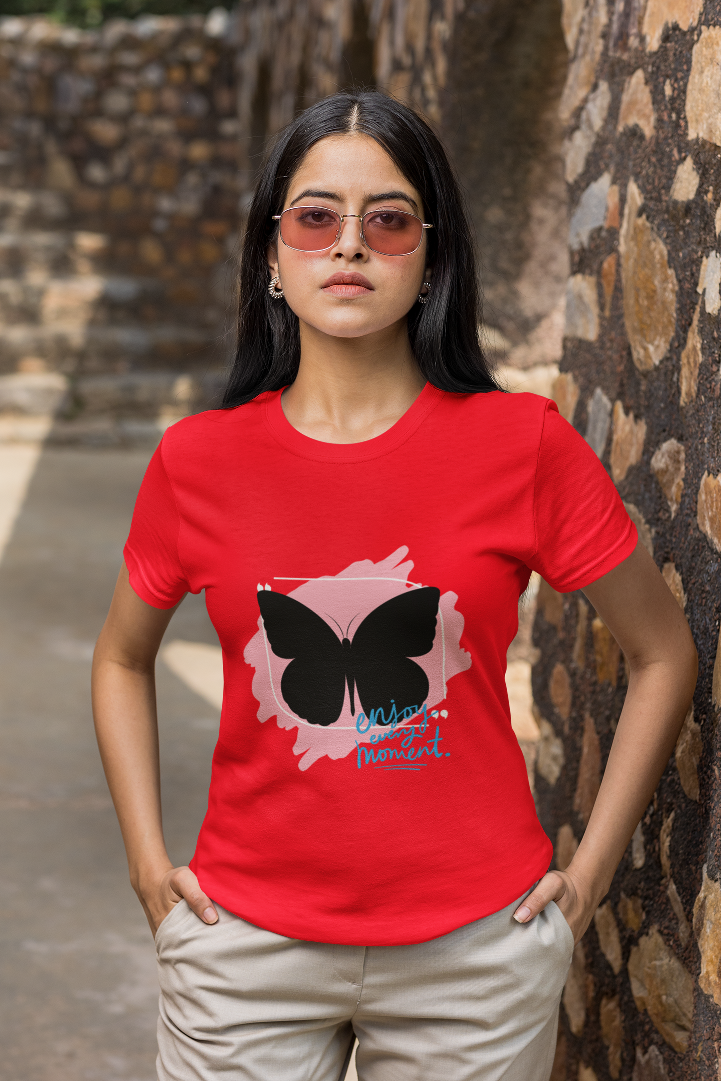 Moment Women's Regular Cotton T-Shirt
