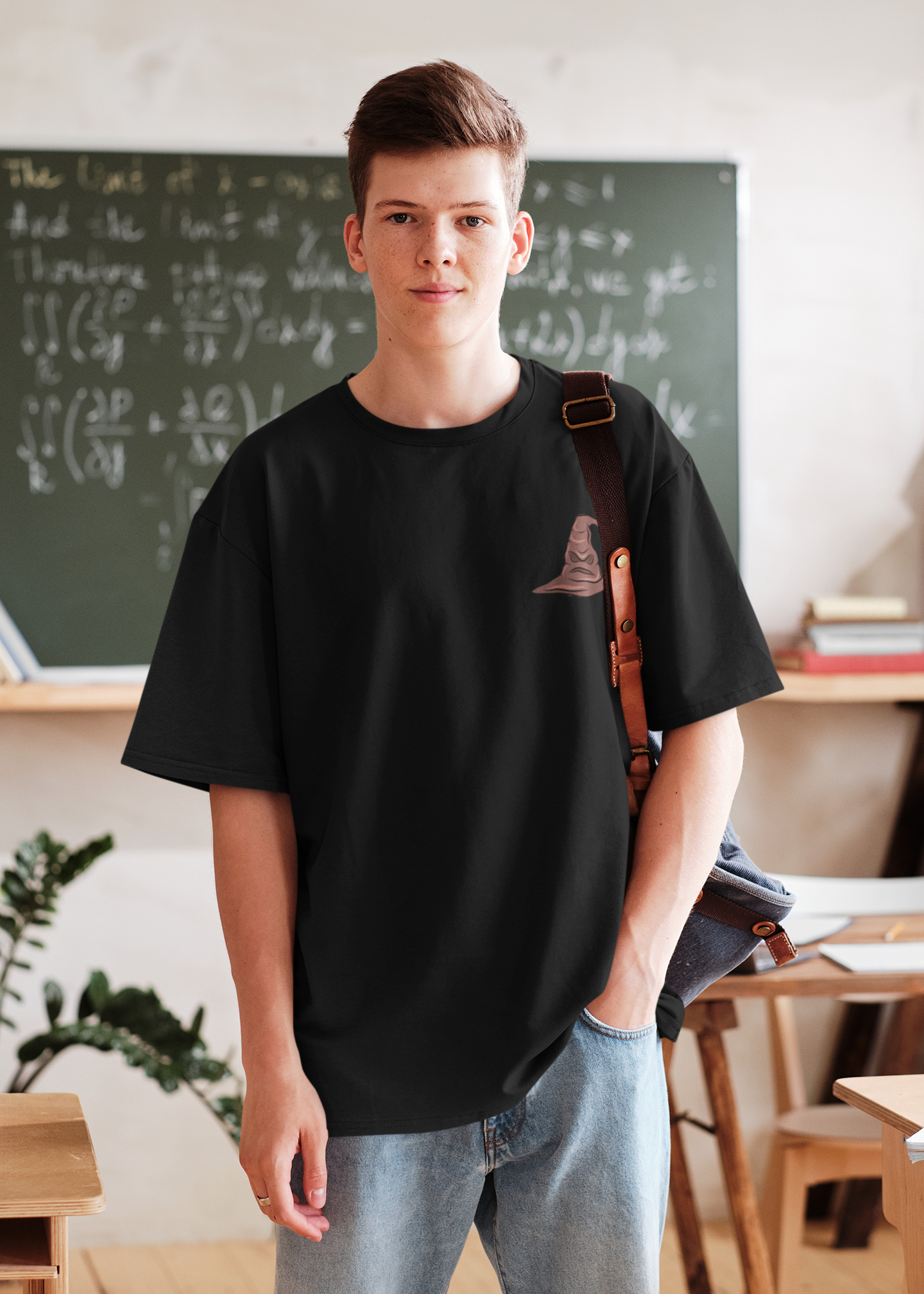 Clori Harry potter Oversized Men's Cotton T-shirt