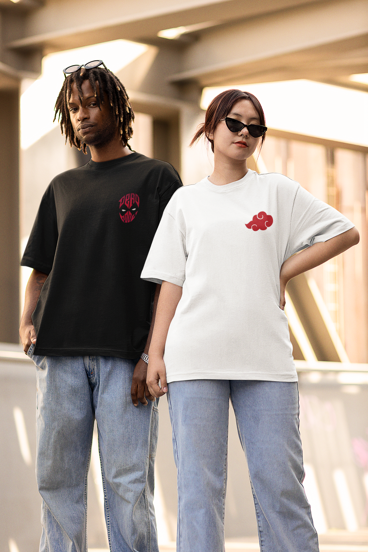 Deadpool Oversized Men's Cotton T-shirt