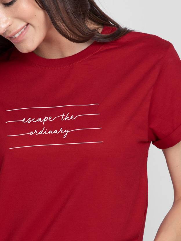 Escape The Ordinary Graphic Printed T-Shirt