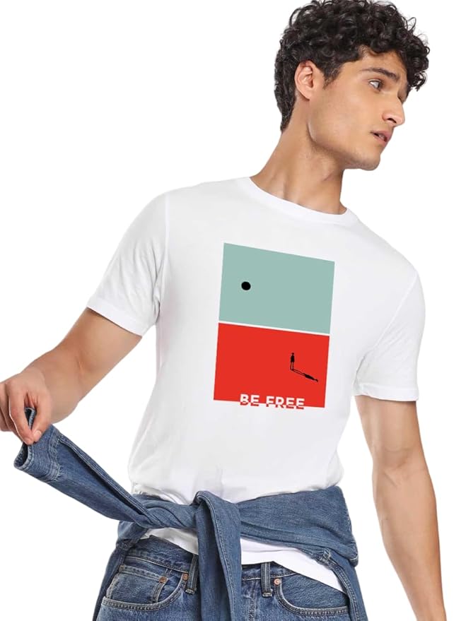 Be Free Graphic Printed T-Shirt
