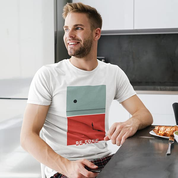 Be Free Graphic Printed T-Shirt