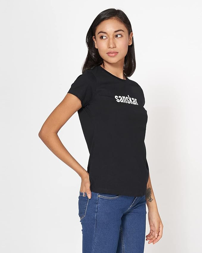 Sanskar Graphic Printed T-Shirt