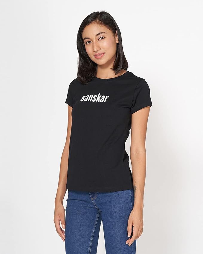 Sanskar Graphic Printed T-Shirt