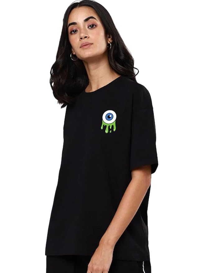 Drip Eye Minimal Black T-Shirt