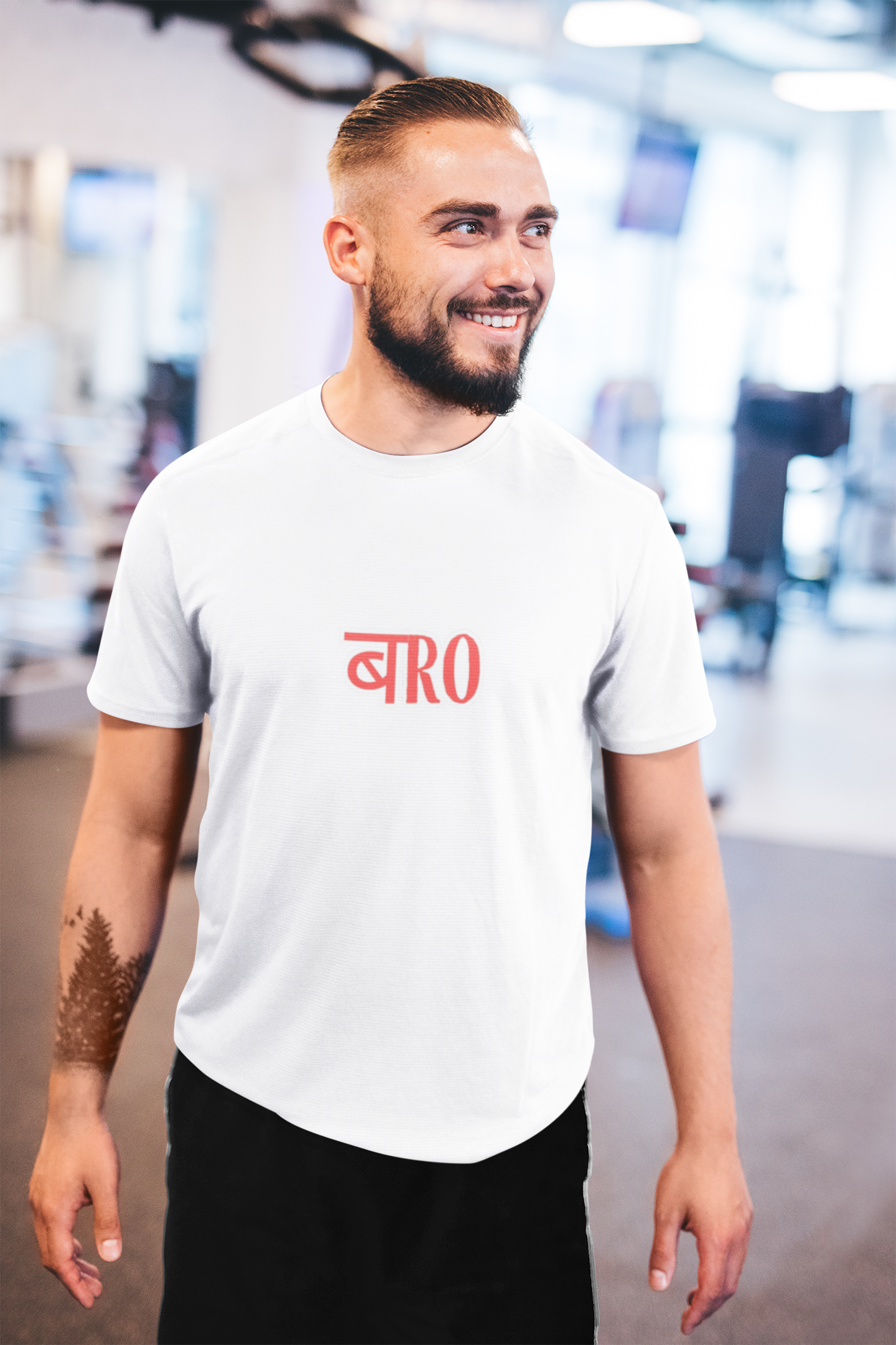 Bro Men’s Graphic Printed Black T-Shirt | Trendy Casual Wear