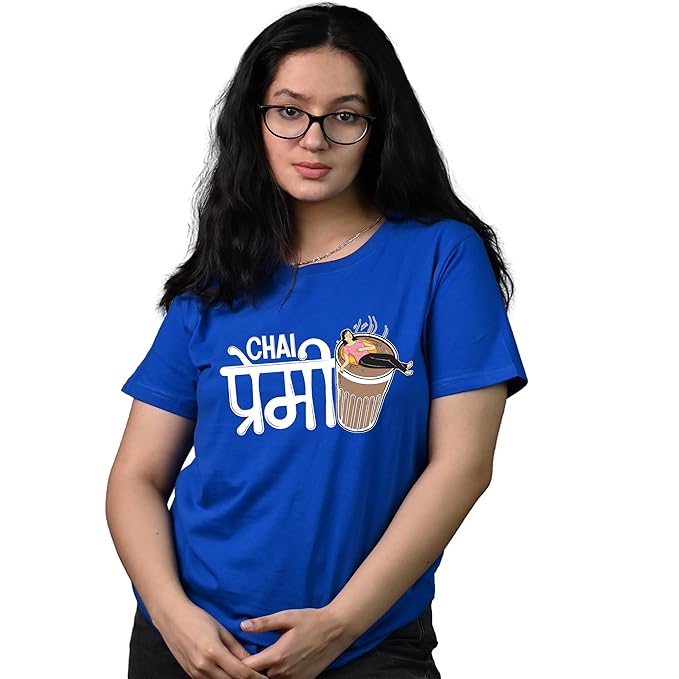 Red Chai Premi Graphic Tee – Quirky Desi Style