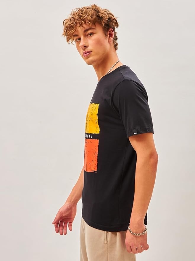 Sunset Tree Graphic Black T-Shirt | Casual Streetwear Tee