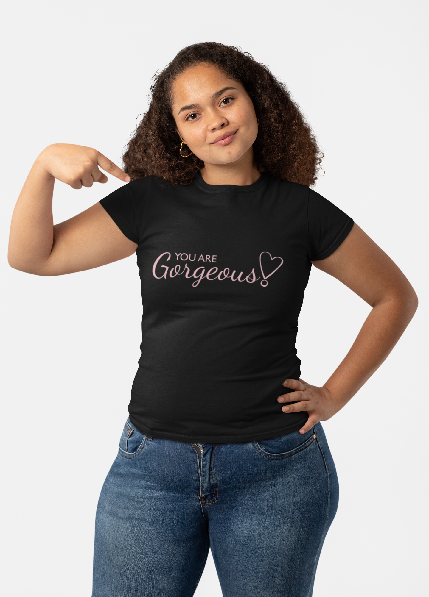 You Are Gorgeous Typography T-Shirt