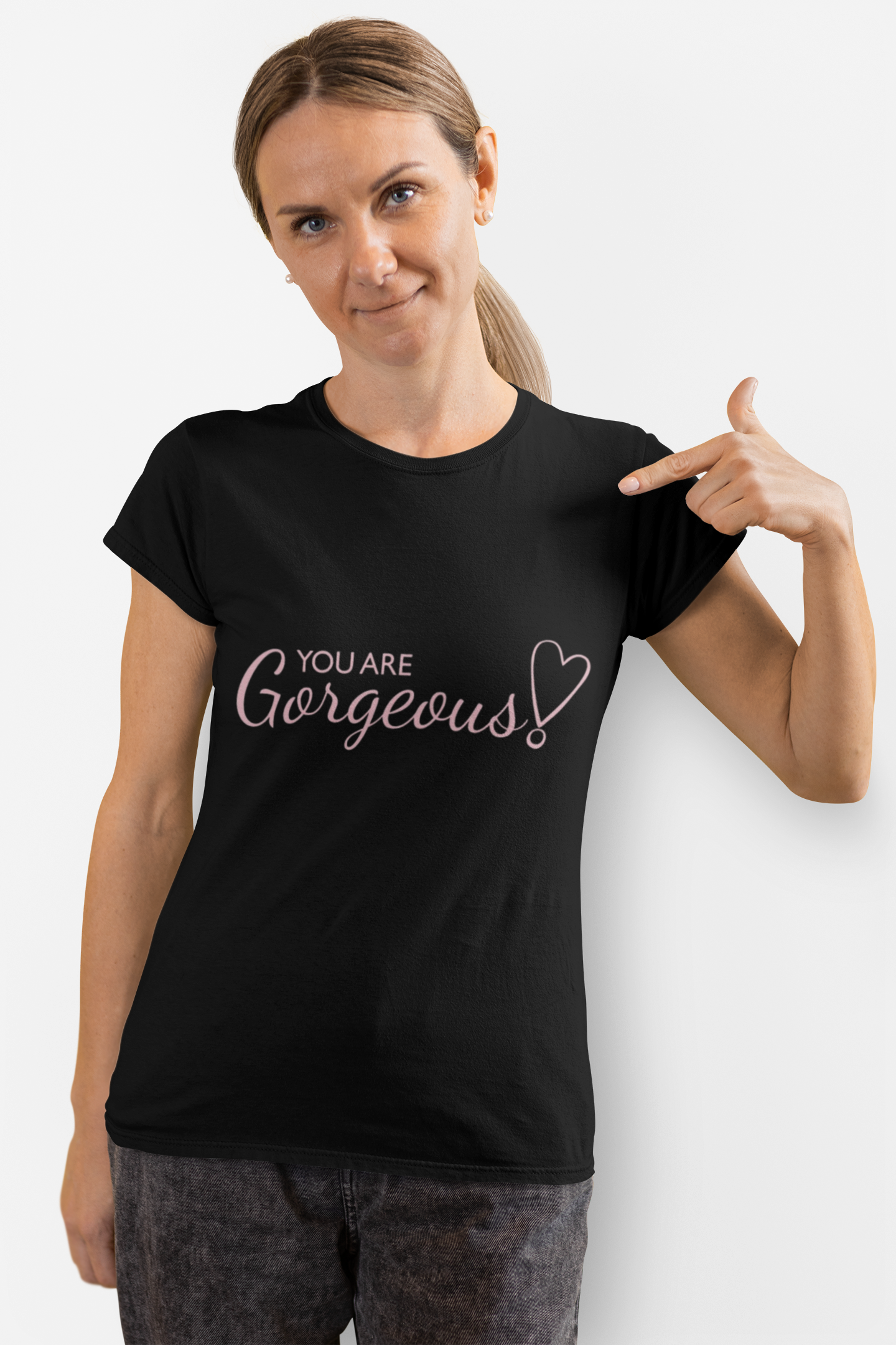 You Are Gorgeous Typography T-Shirt