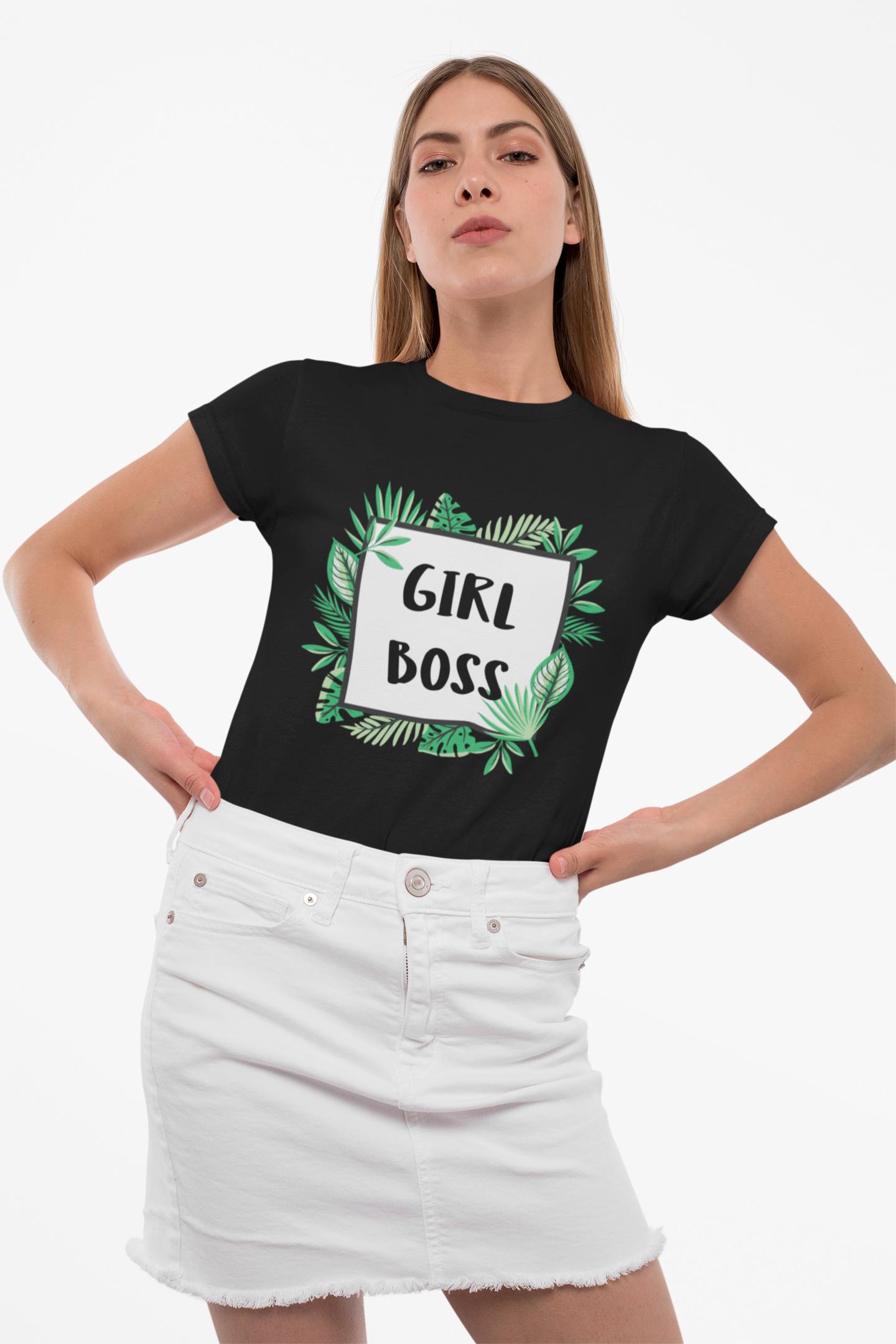 Girl Boss Botanical Power T-Shirt
