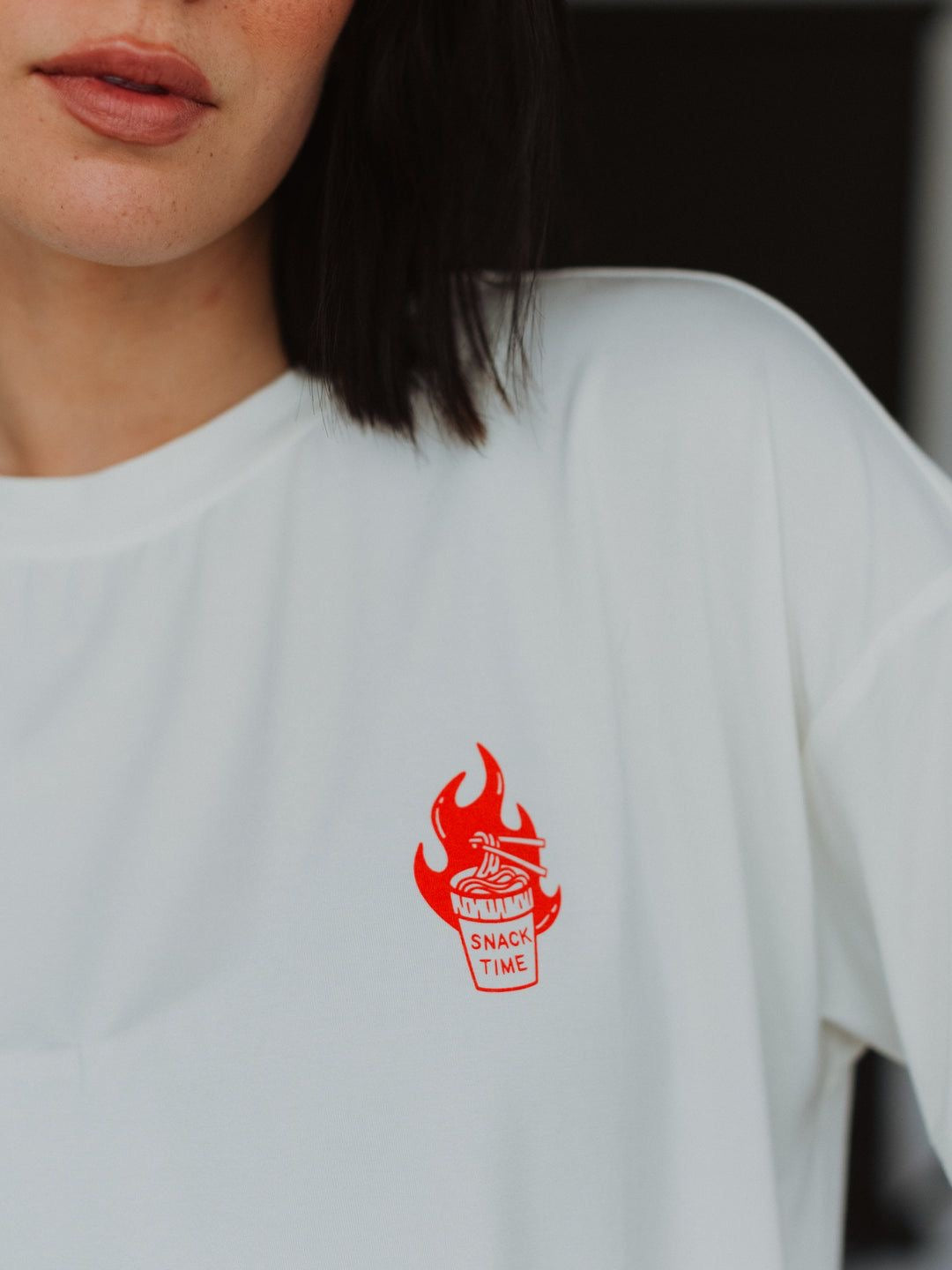 "Too Hot to Handle" Noodle Cup Graphic T-Shirt