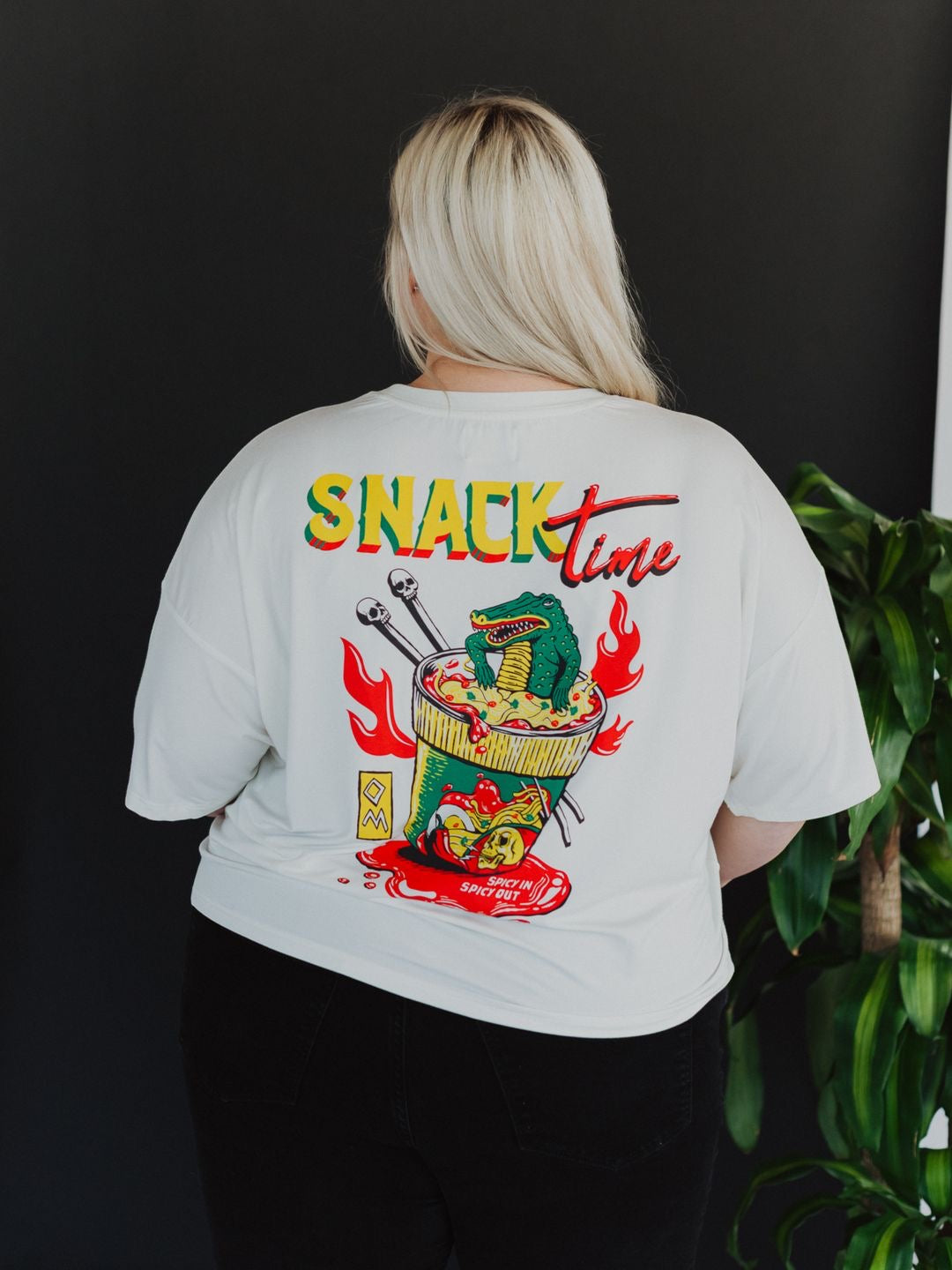 "Too Hot to Handle" Noodle Cup Graphic T-Shirt