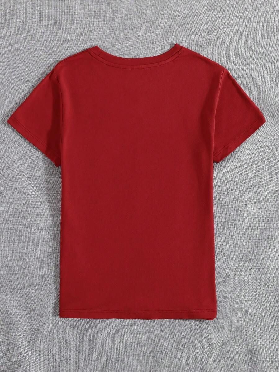 "BELIEVE" Inspirational Graphic T-Shirt – Bold Red Edition