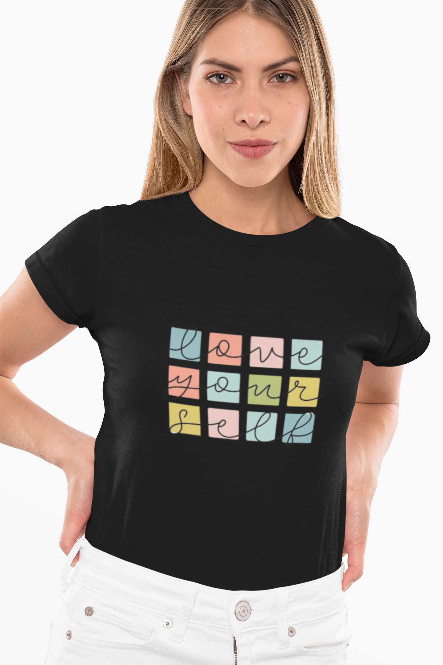 Love Yourself Printed T-Shirt – Empowering Self-Love Statement Tee