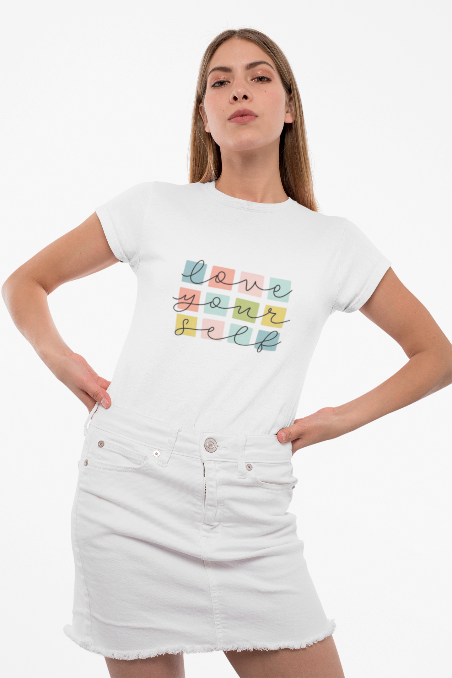Love Yourself Printed T-Shirt – Empowering Self-Love Statement Tee