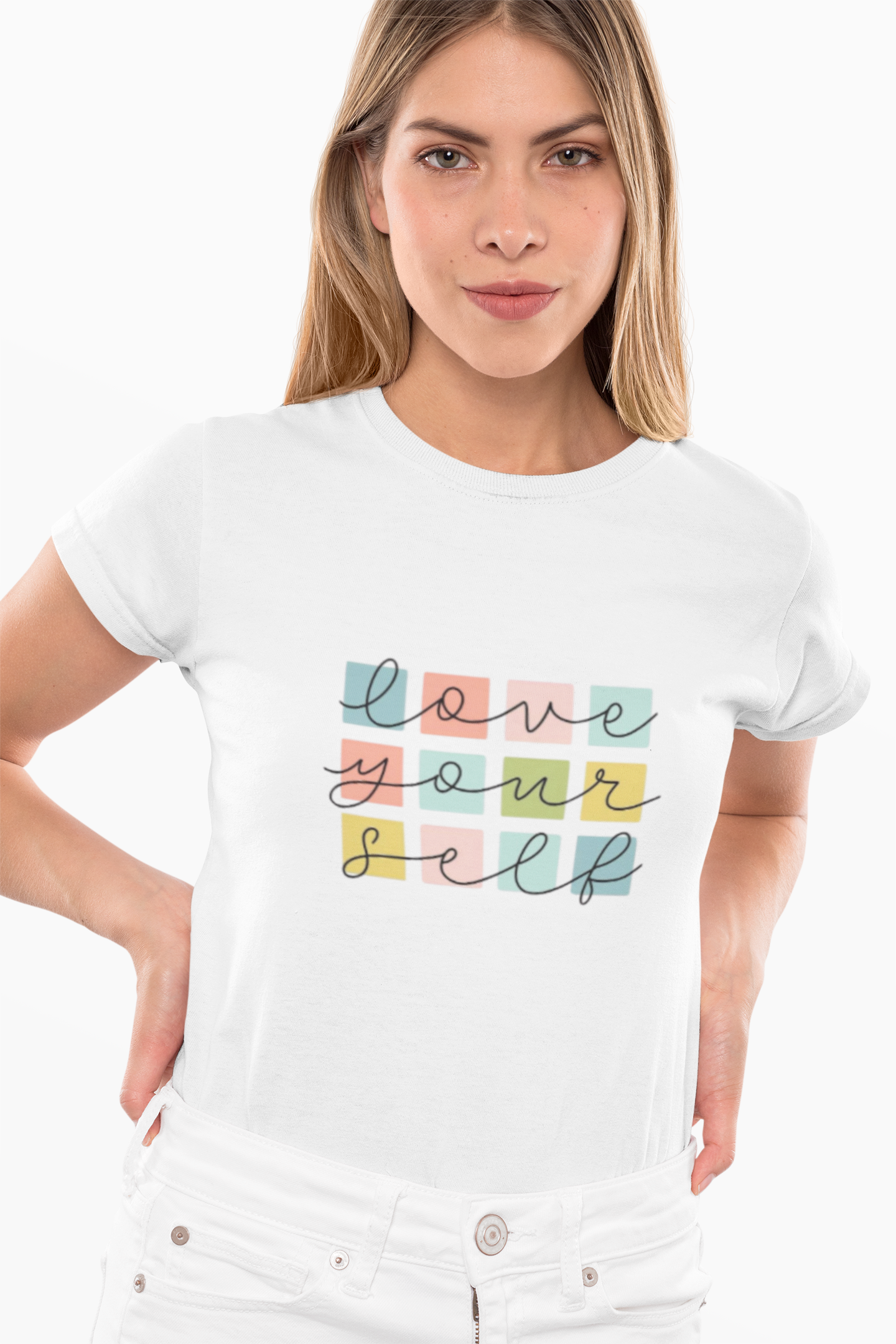Love Yourself Printed T-Shirt – Empowering Self-Love Statement Tee
