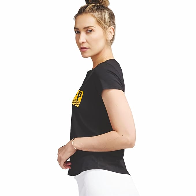Just Keep Going Black Graphic T-Shirt