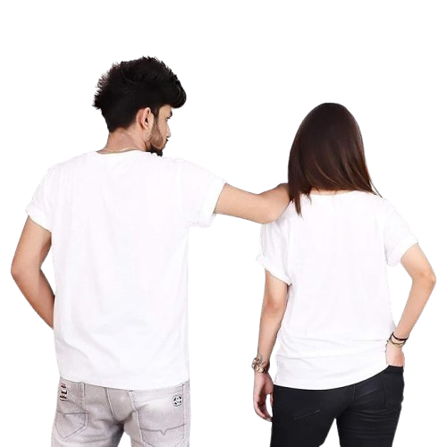 Pac-Man & Ghost Graphic Print Couple T-Shirt Set